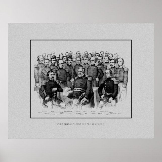 Gewerkschaft Ziviler Kriegsgeneräle Poster (Vorne)