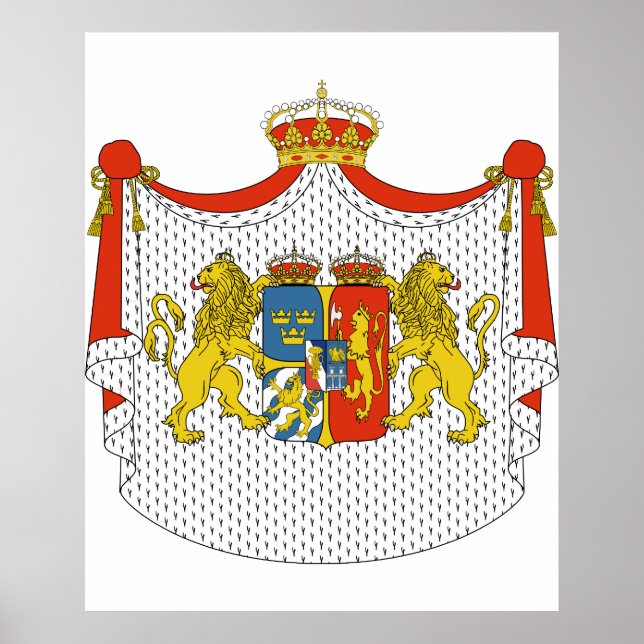 Gewerkschaft zwischen Schweden und Norwegen Poster (Vorne)