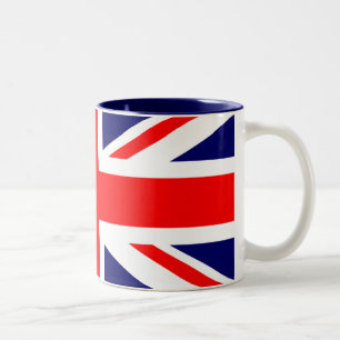 Gewerkschafts-Jack-Briten-Flagge Zweifarbige Tasse