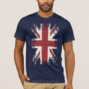 Gewerkschafts-Jack (BRITISCHE Flagge), Grungeart T-Shirt