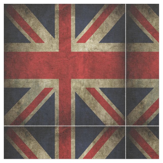 Gewerkschafts-Jack-britische Flagge von England Stoff (Nahaufnahme)