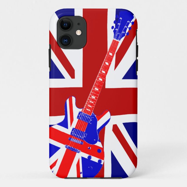 Gewerkschafts-Jack-britische Gitarren-Kunst 2 Case-Mate iPhone Hülle (Rückseite)