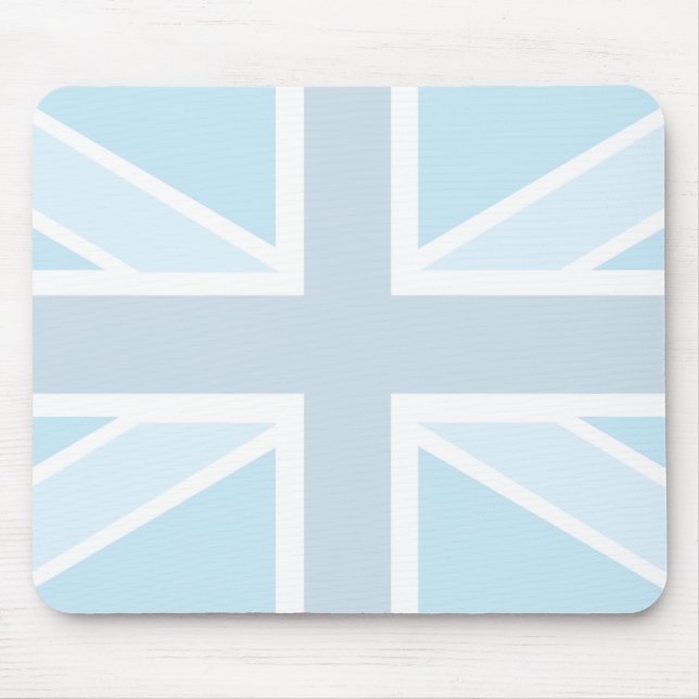Gewerkschafts-Jack-Flagge in blauem Mousepad (Vorne)