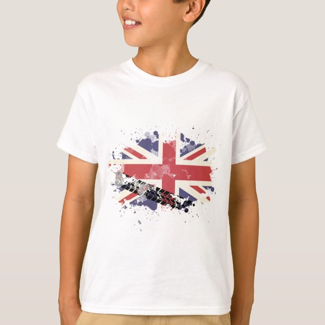 Gewerkschafts-Jack Großbritannien-Flagge T-Shirt (Vorderseite)