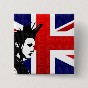 Gewerkschafts-Jack-Punk-Knopf Button