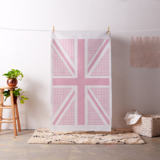 Gewerkschafts-Jack-Rosa-Gingham-Muster Stoff