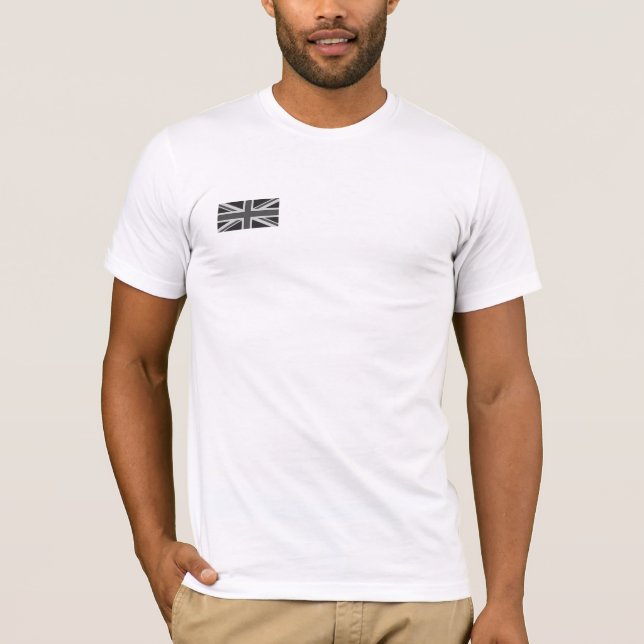Gewerkschafts-Jack-Weiß-T - Shirt (Vorderseite)