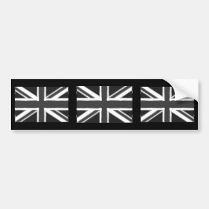 Gewerkschafts-Jackflagge Großbritanniens - Chrom Autoaufkleber