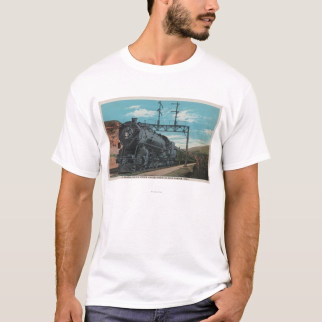 Gewerkschafts-pazifischer Zug, Echo-Schlucht, T-Shirt (Vorderseite)