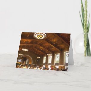 Gewerkschafts-Stations-Weihnachtskarte Feiertagskarte