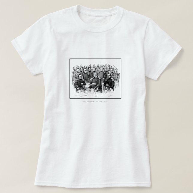 Gewerkschafts-zivile Kriegs-Generäle T-Shirt (Design vorne)
