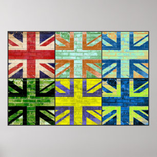 Gewerkschaftsflagge Poster