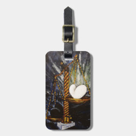 Gewicht eines schweren und hellen Herzens Gepäckanhänger