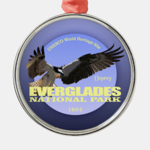 GEWICHT Sumpfgebiete NP (Osprey) Silbernes Ornament