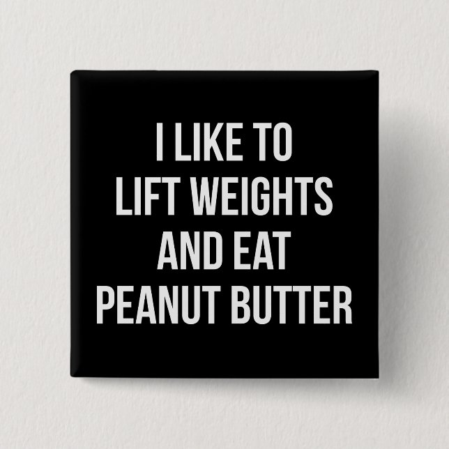Gewicht und Butter für Erdnüsse - Gebäude Button (Vorderseite)