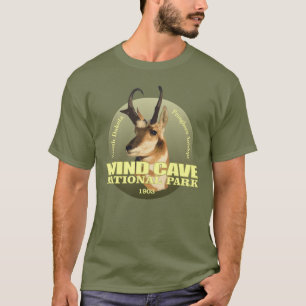 GEWICHT Wind-Höhle NP (Pronghorn) T-Shirt