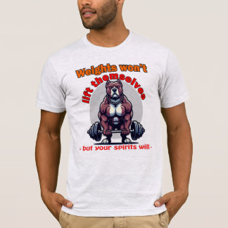Gewichte heben sich nicht T-Shirt