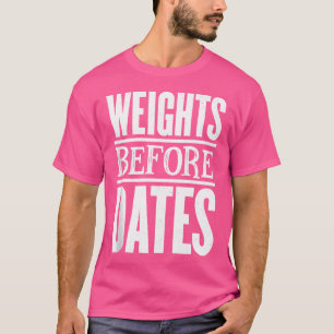 Gewichte vor Terminen Strongman Fitness Gym Gewich T-Shirt