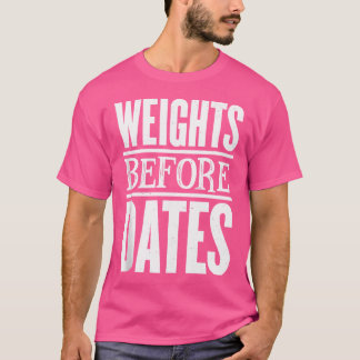 Gewichte vor Terminen Strongman Fitness Gym Gewich T-Shirt