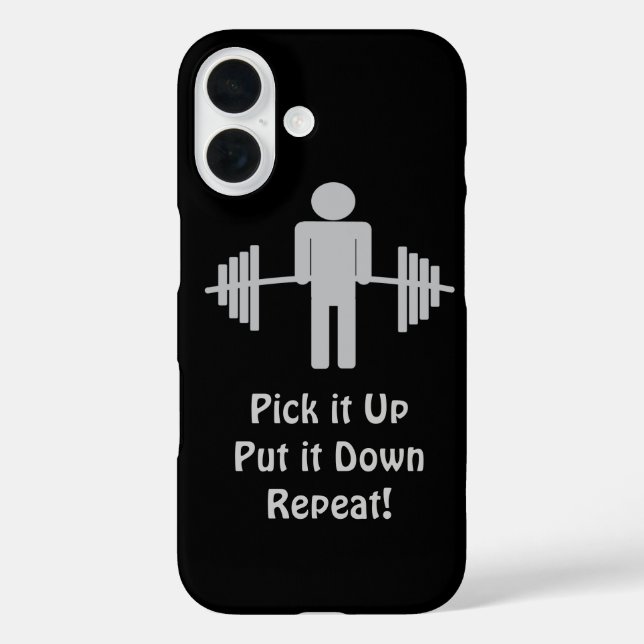 Gewichtheben Barbell Fitness Gym Personal Trainer Case-Mate iPhone Hülle (Rückseite)