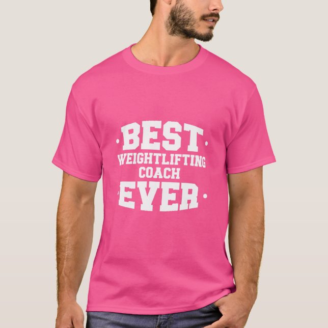 Gewichtheben der beste Trainingswert T-Shirt (Vorderseite)