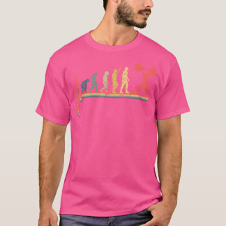 Gewichtheben Kraftdreikampf Vintage Herzschlag T-Shirt