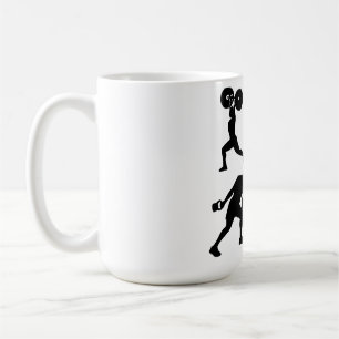Gewichtheben, Sport, Bodybuilding Kaffeetasse