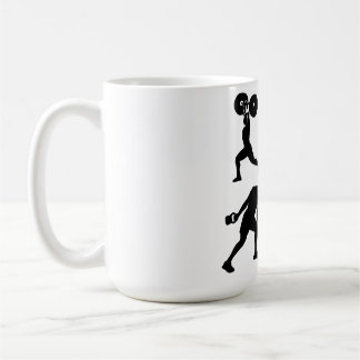Gewichtheben, Sport, Bodybuilding Kaffeetasse
