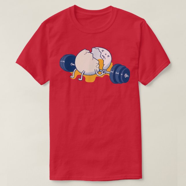 Gewichtheben  T-Shirt (Design vorne)