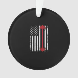 Gewichtheben von Flachgeschenke Training, Gymnasti Ornament