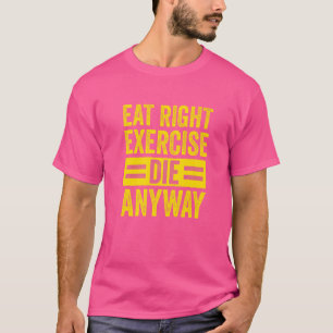 Gewichtheben von Gym Workout essen richtige Übung  T-Shirt