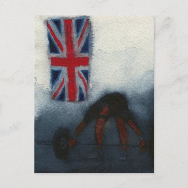 Gewichtheber 2010 postkarte (Vorderseite)