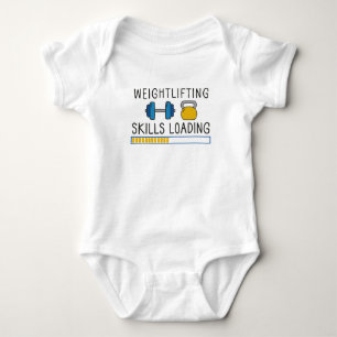 Gewichtheber Baby - Gewichtheben Fähigkeiten Laden Strampler