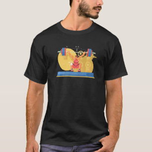 Gewichthilfegrad-Hub-Gym-Flex-Sport starker Spaß T-Shirt