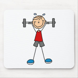 Gewichts-AnhebenStrichmännchen Mousepad