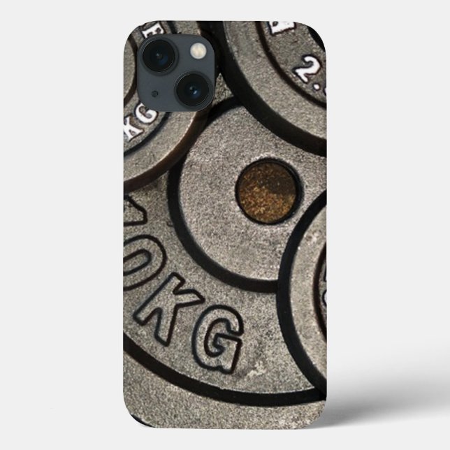 Gewichts-Platten-Telefon-Kasten Case-Mate iPhone Hülle (Rückseite)