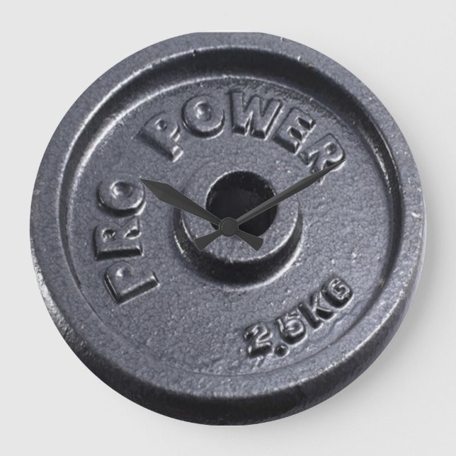 Gewichts-Uhr Große Wanduhr (Vorderseite)