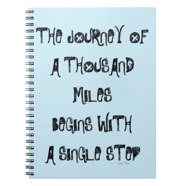 Gewichts-Verlust-Zeitschrift, Blau, Notizblock (Vorderseite)