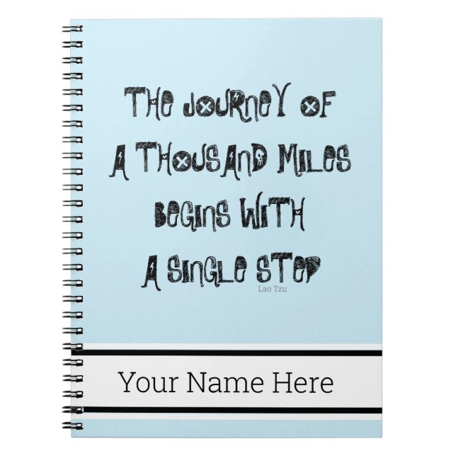 Gewichts-Verlust-Zeitschriften-Blau, Notizblock (Vorderseite)