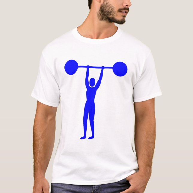 Gewichtsabnahme 02 - Blau T-Shirt (Vorderseite)