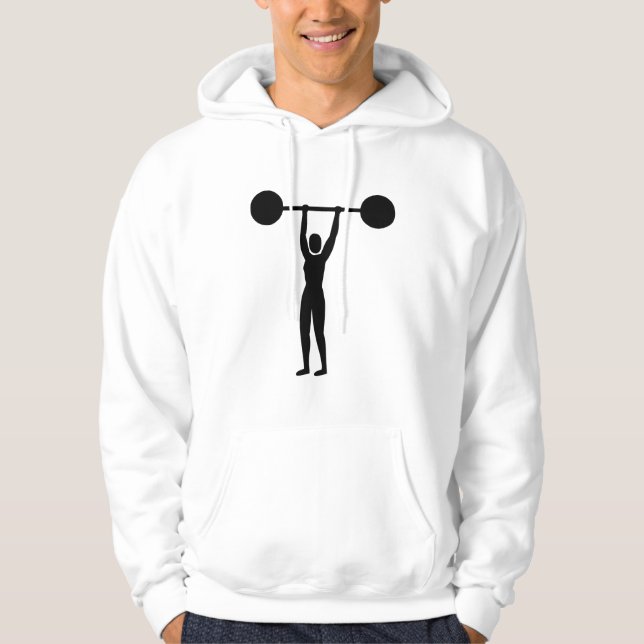 Gewichtsabnahme 02 - Schwarz Hoodie (Vorderseite)