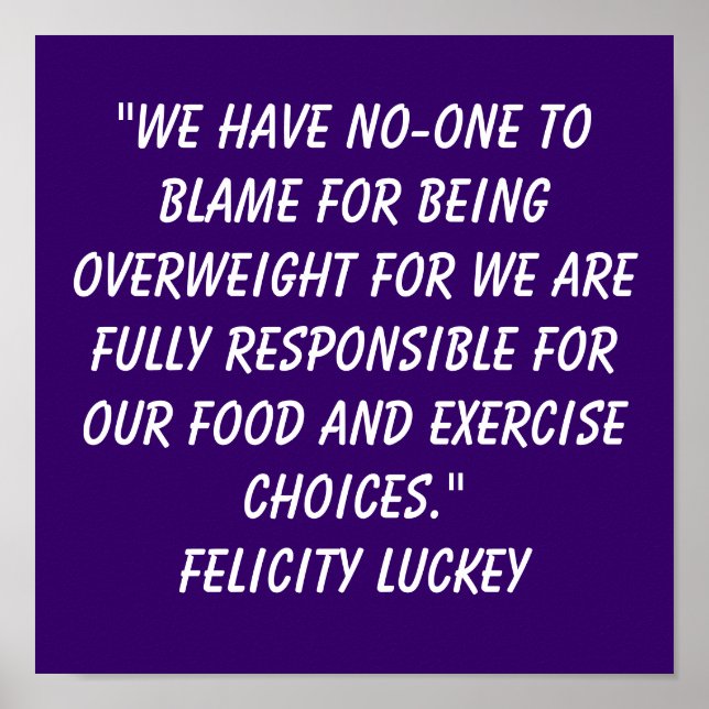 Gewichtsabnahme 8 poster (Vorne)