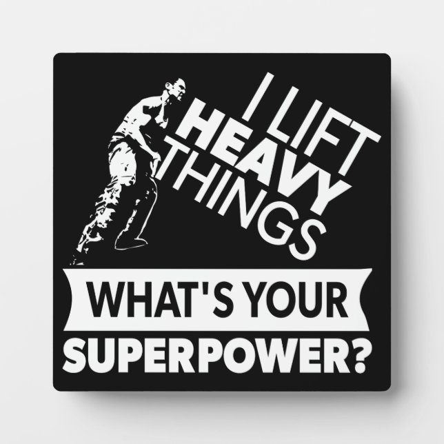 Gewichtsabnahme - Heavy Dings - Super Power Fotoplatte (Vorderseite)