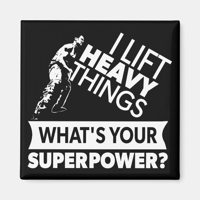Gewichtsabnahme - Heavy Dings - Super Power Magnet (Vorne)