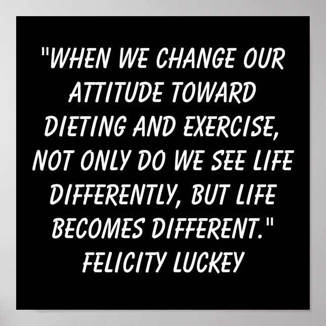 Gewichtsabnahme Höhe 4 Poster (Vorne)