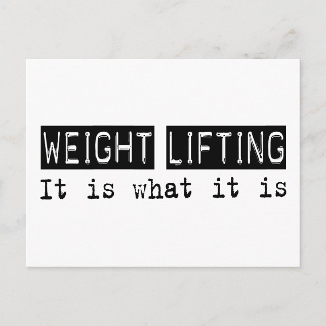 Gewichtsabnahme Postkarte (Vorderseite)