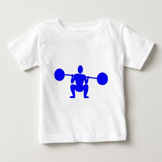 Gewichtsabnehmer 01 - Blau Baby T-shirt (Vorderseite)