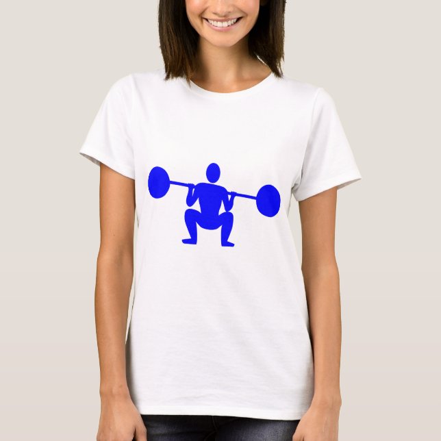 Gewichtsabnehmer 01 - Blau T-Shirt (Vorderseite)