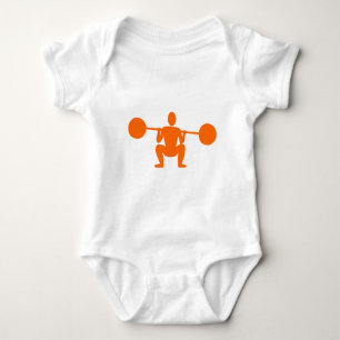 Gewichtsabnehmer 01 - Orange Baby Strampler