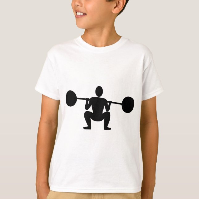 Gewichtsabnehmer 01 - Schwarz T-Shirt (Vorderseite)